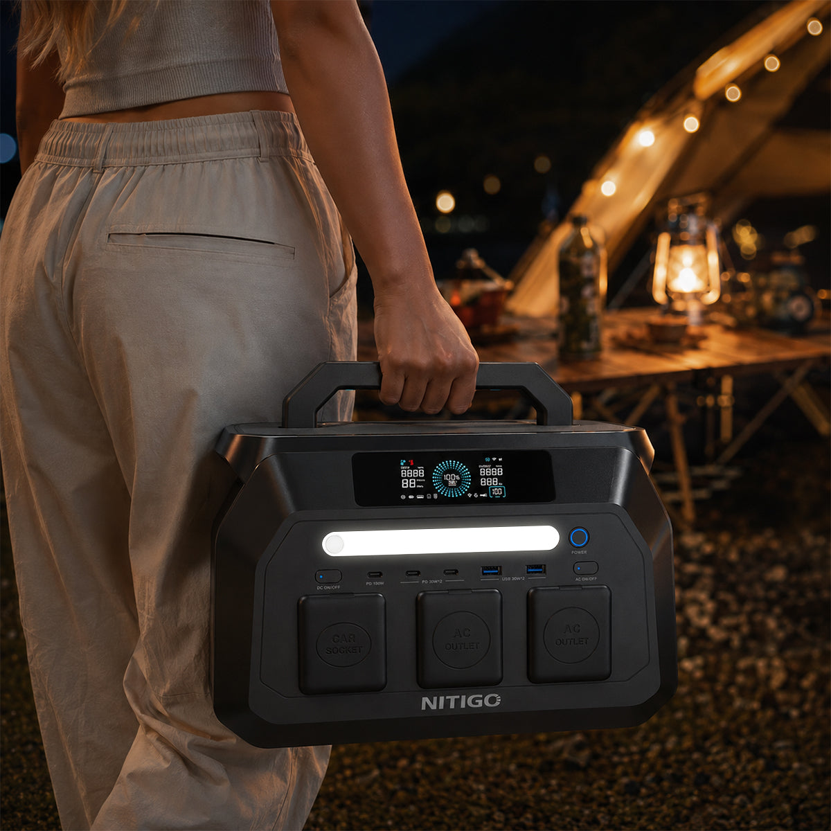NITIGO P800 Portable Power Station 800W