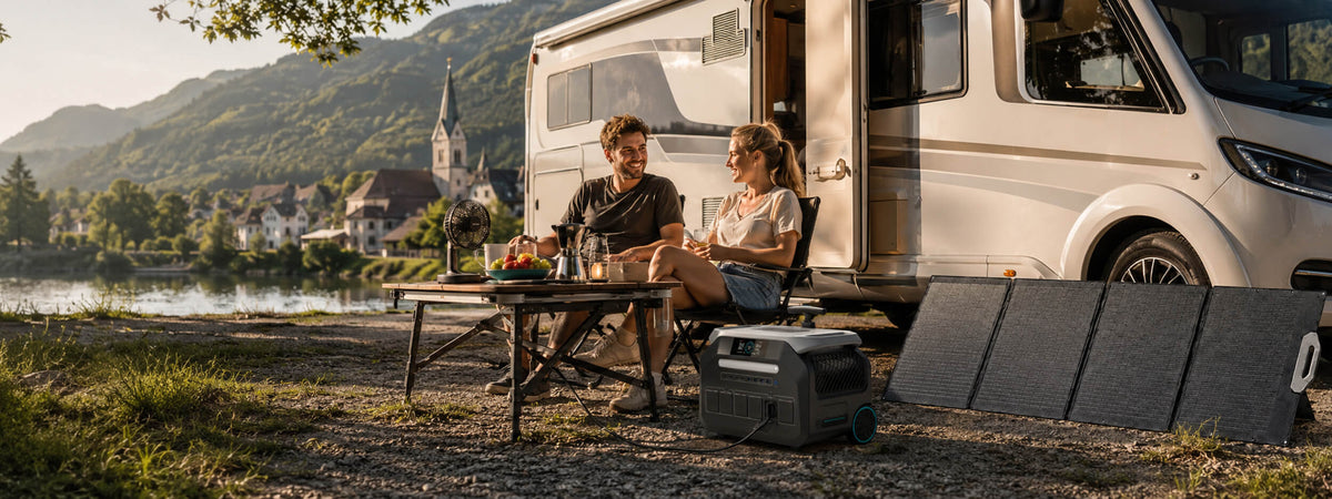 NITIGO P2400 Portable Power Station - Scene