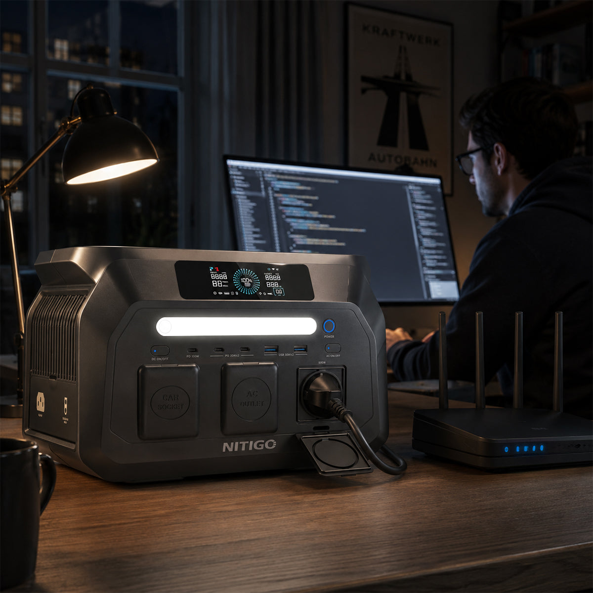 NITIGO P800 Portable Power Station 800W